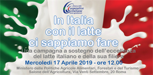 Conferenza Stampa nuova campagna della filiera lattiero- casearia