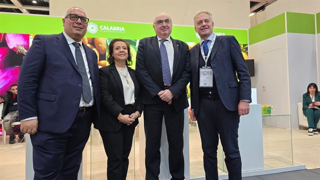 Fedagripesca Calabria al Fruitlogistica 2025: il presidente Vincenzo Filardo incontra l’assessore regionale all’Agricoltura Gianluca Gallo