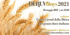 Il 18 maggio via web i Durum Days 2021