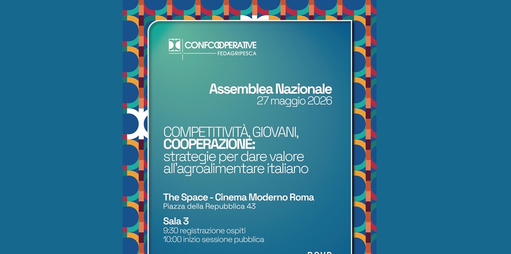 Assemblea nazionale Fedagripesca, Roma, 27 maggio 2026