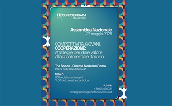 Confcooperative, il 27 maggio a Roma assemblea nazionale...